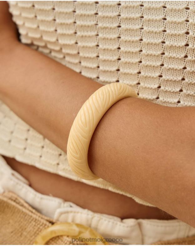 Polin et moi ακατέργαστος άκαμπτο βραχιόλι erminia αξεσουάρ 8DX0F375