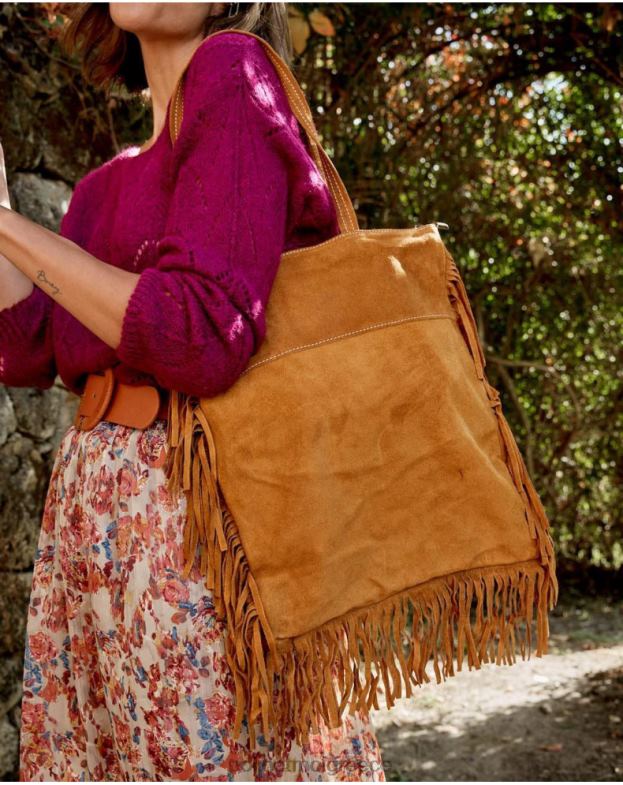 Polin et moi δέρμα τσάντα με κρόσσια adolfa αξεσουάρ 8DX0F400