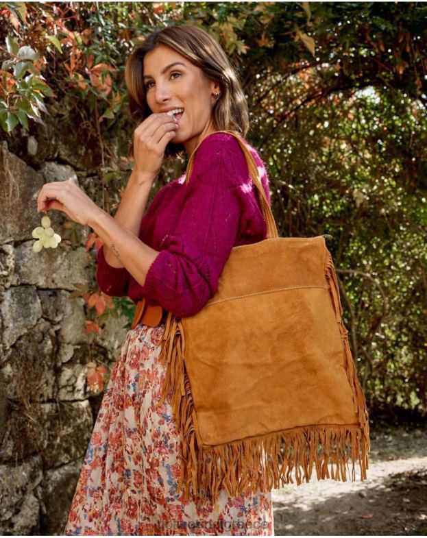 Polin et moi δέρμα τσάντα με κρόσσια adolfa αξεσουάρ 8DX0F400