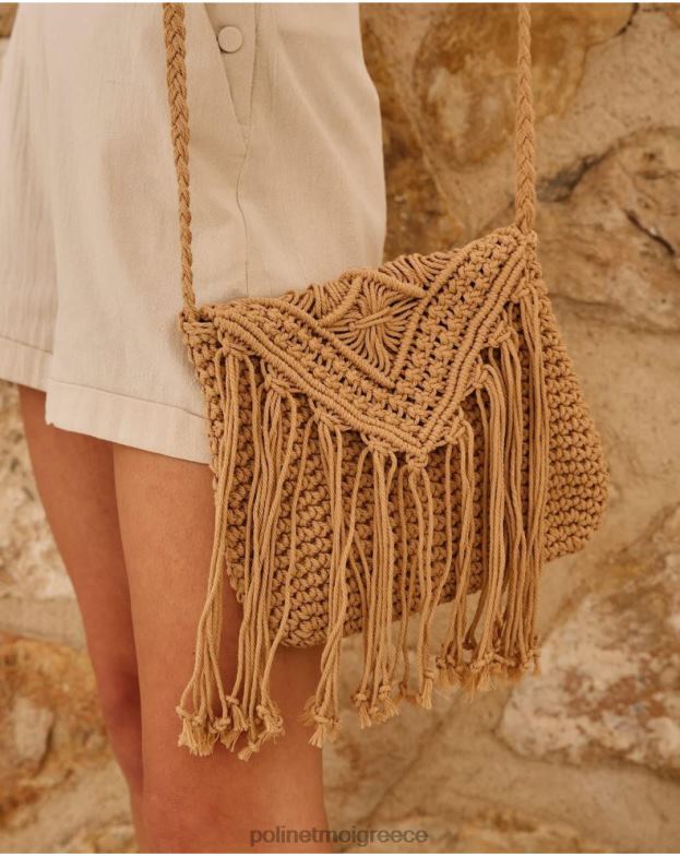 Polin et moi μπεζ τσάντα ώμου flucha αξεσουάρ 8DX0F392