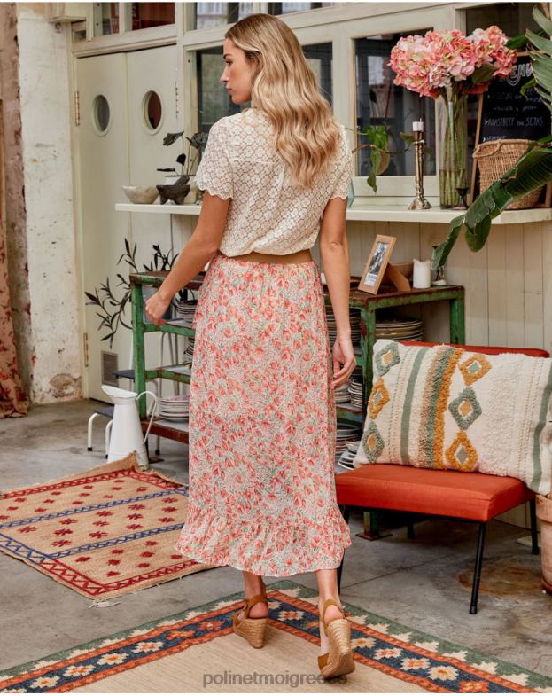 Polin et moi σολομός φούστα τουλίπες elaia είδη ένδυσης 8DX0F315