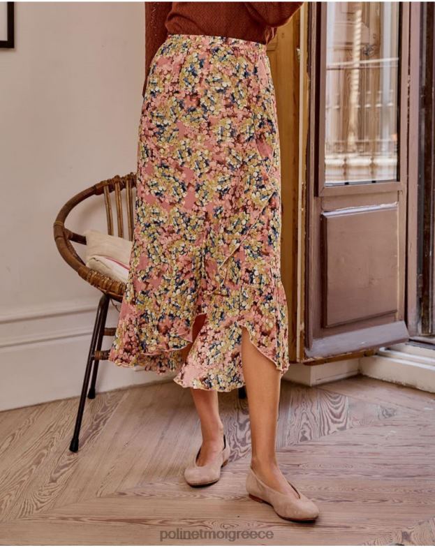 Polin et moi τριαντάφυλλο φούστα βολάν iraide είδη ένδυσης 8DX0F324