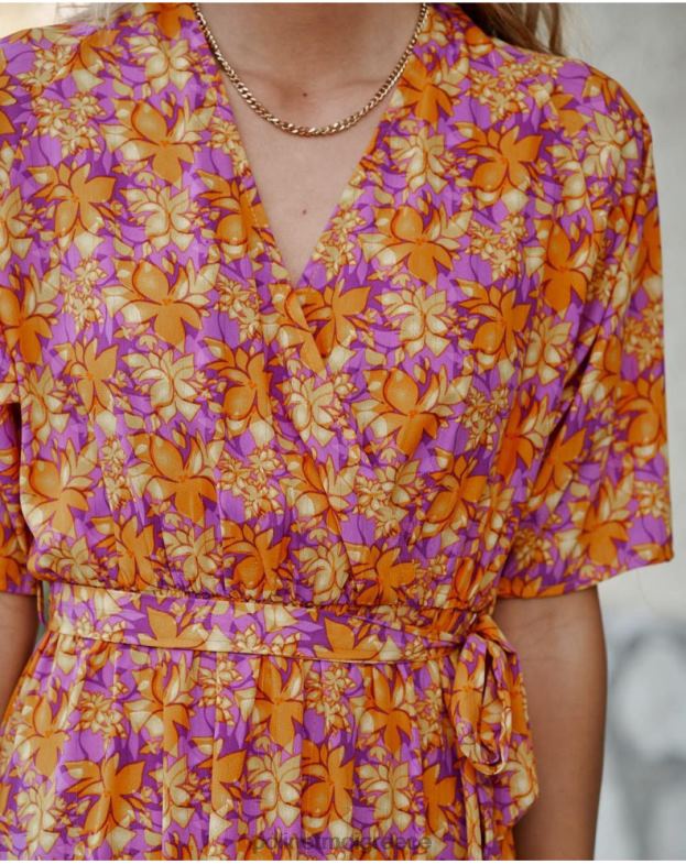 Polin et moi μάνγκο ροζέλα ρέον φόρεμα είδη ένδυσης 8DX0F108