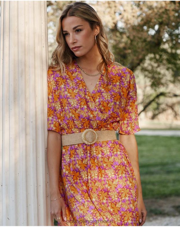 Polin et moi μάνγκο ροζέλα ρέον φόρεμα είδη ένδυσης 8DX0F108