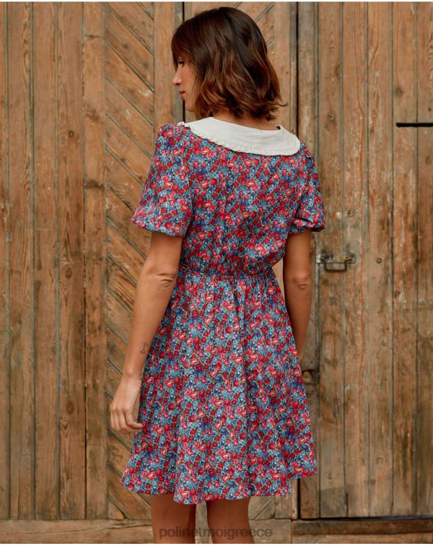 Polin et moi το κόκκινο βρεφικό φόρεμα για λαιμό ανία είδη ένδυσης 8DX0F123