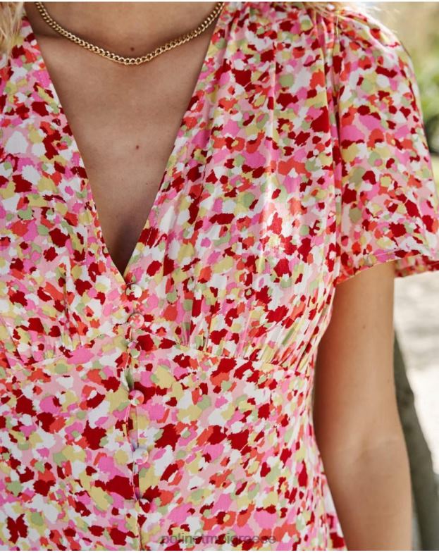 Polin et moi βατόμουρο φόρεμα με οποιοδήποτε κουμπί είδη ένδυσης 8DX0F127