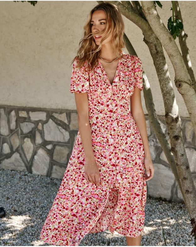 Polin et moi βατόμουρο φόρεμα με οποιοδήποτε κουμπί είδη ένδυσης 8DX0F127