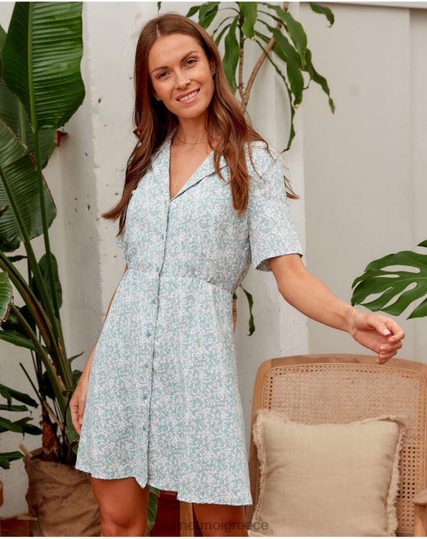 Polin et moi ευκάλυπτος φόρεμα με πέτο μαρί είδη ένδυσης 8DX0F142