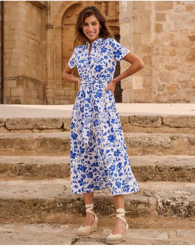 Polin et moi άσπρο φόρεμα πουκάμισο γέννησης είδη ένδυσης 8DX0F26