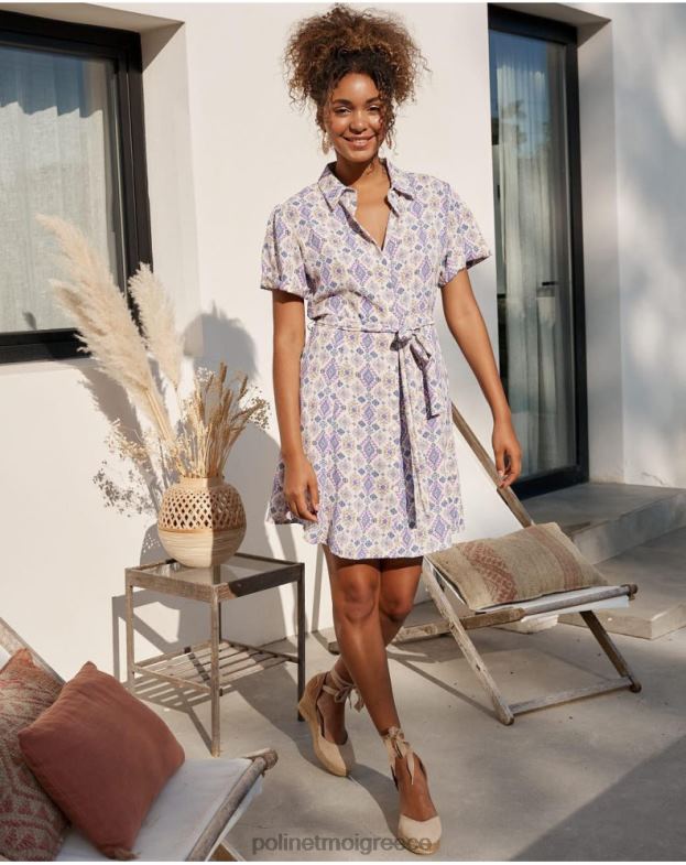 Polin et moi πασχαλιά απλό κοντό φόρεμα είδη ένδυσης 8DX0F43