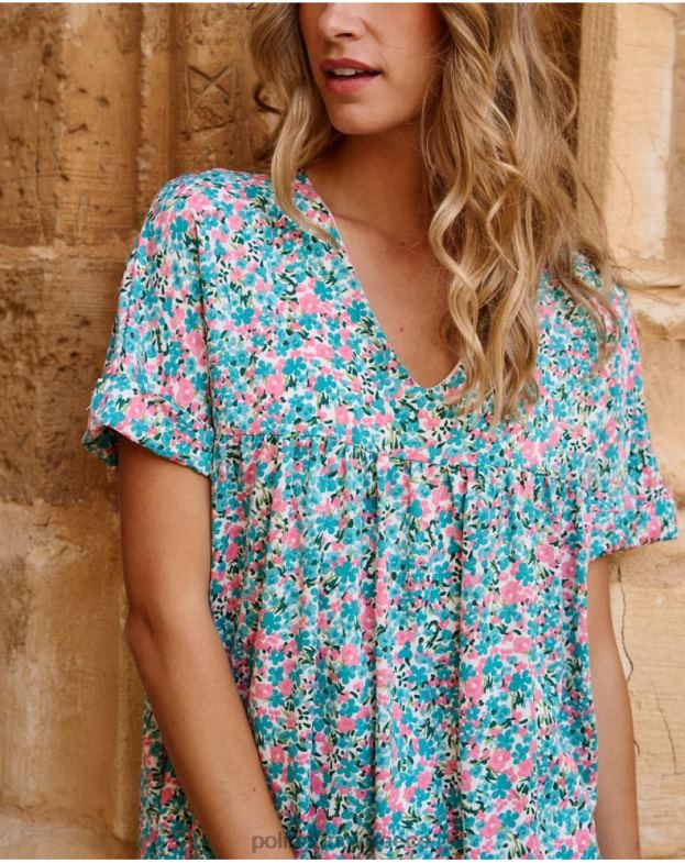 Polin et moi τουρκουάζ μαϊμού μαϊμού Ίζαμπελ είδη ένδυσης 8DX0F4