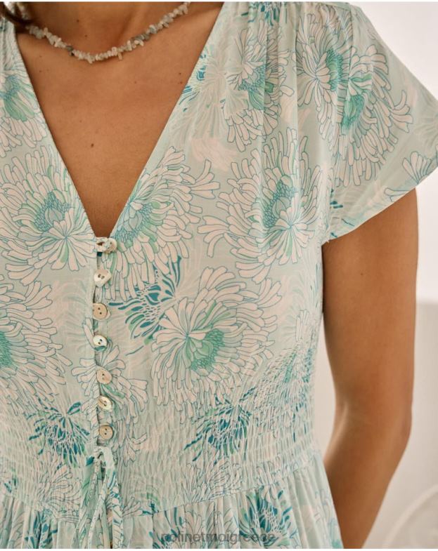 Polin et moi τουρκουάζ φόρεμα φούντωσε τη Βίκυ είδη ένδυσης 8DX0F62