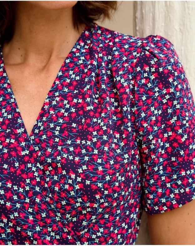 Polin et moi θαλάσσια φόρεμα σταυρωτό κοραλί είδη ένδυσης 8DX0F75