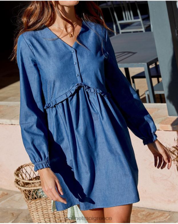 Polin et moi τζην καουμπόικο φόρεμα Milan είδη ένδυσης 8DX0F101