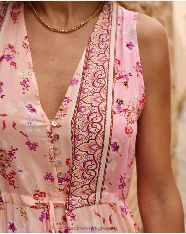 Polin et moi σολομός φλοράλ φόρεμα adri είδη ένδυσης 8DX0F53