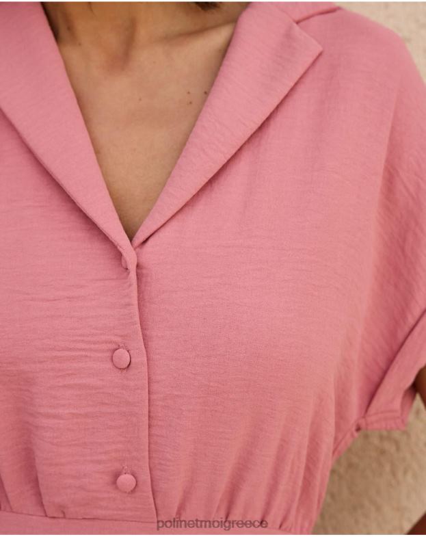 Polin et moi τριαντάφυλλο φόρεμα με κόμπο anne είδη ένδυσης 8DX0F59