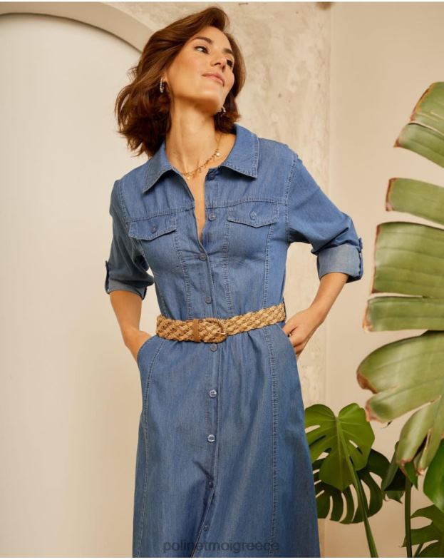 Polin et moi τζην τζιν φόρεμα aveta είδη ένδυσης 8DX0F70