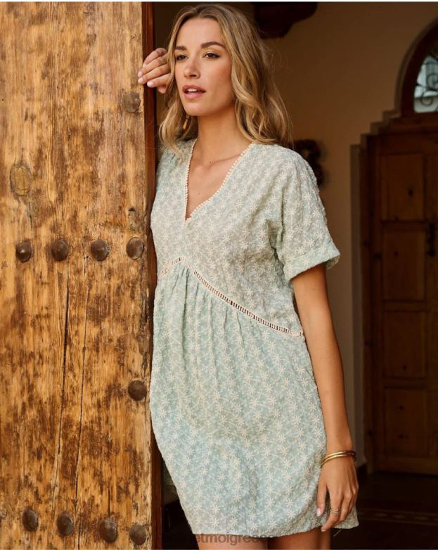 Polin et moi νερό πράσινο Φόρεμα babydoll magdalena είδη ένδυσης 8DX0F38