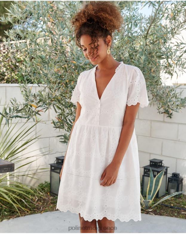 Polin et moi άσπρο φόρεμα batista dani είδη ένδυσης 8DX0F29