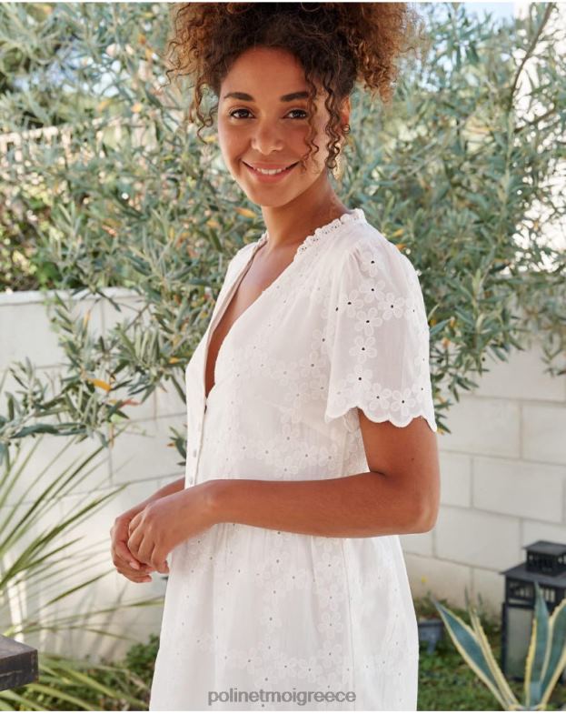 Polin et moi άσπρο φόρεμα batista dani είδη ένδυσης 8DX0F29