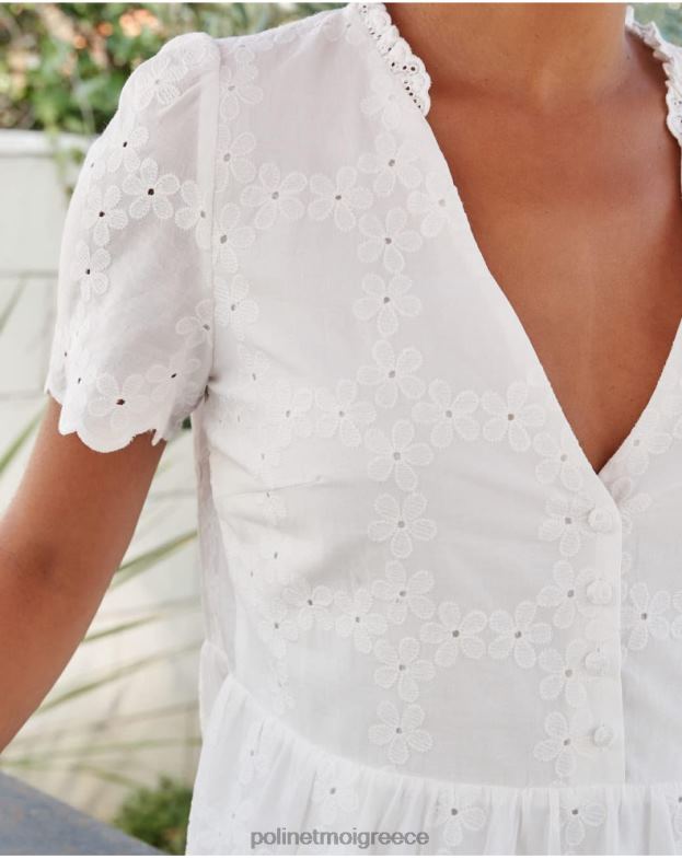 Polin et moi άσπρο φόρεμα batista dani είδη ένδυσης 8DX0F29