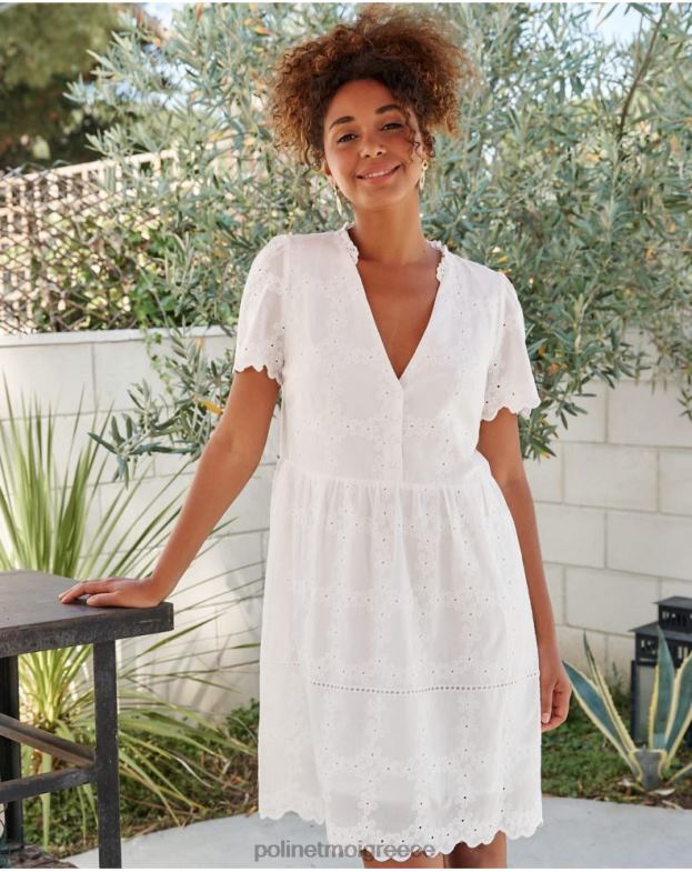 Polin et moi άσπρο φόρεμα batista dani είδη ένδυσης 8DX0F29