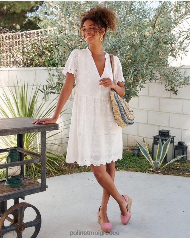 Polin et moi άσπρο φόρεμα batista dani είδη ένδυσης 8DX0F29