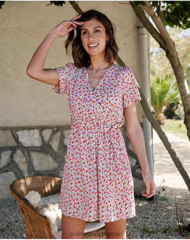 Polin et moi ακατέργαστος bessie κοντό φόρεμα είδη ένδυσης 8DX0F114