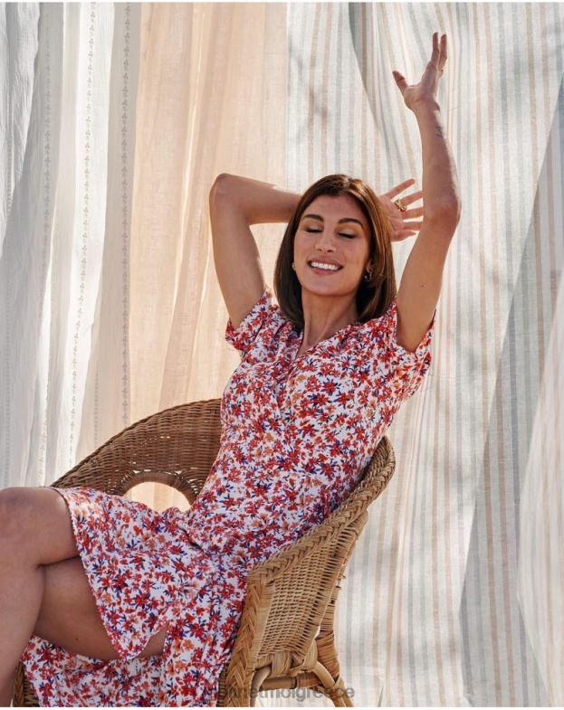 Polin et moi μάνγκο φόρεμα cross-over dina είδη ένδυσης 8DX0F57