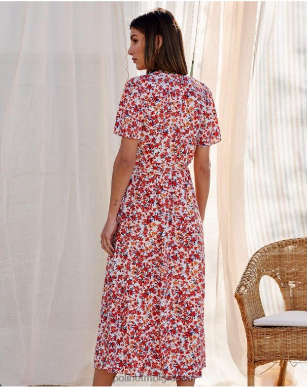 Polin et moi μάνγκο φόρεμα cross-over dina είδη ένδυσης 8DX0F57