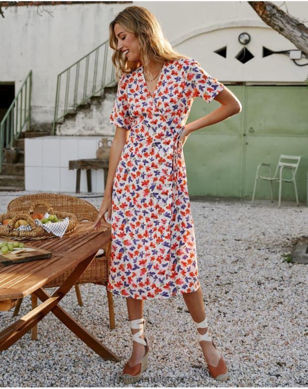 Polin et moi ακατέργαστος φόρεμα cross-over gracia είδη ένδυσης 8DX0F92