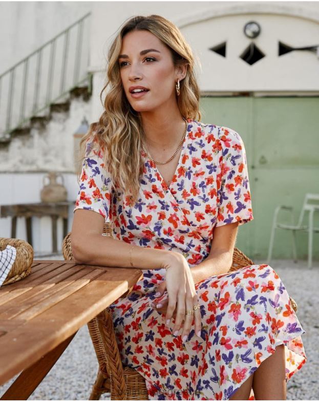 Polin et moi ακατέργαστος φόρεμα cross-over gracia είδη ένδυσης 8DX0F92