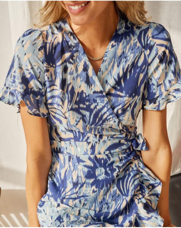 Polin et moi ατλαντικός φόρεμα cross-over kalila είδη ένδυσης 8DX0F131