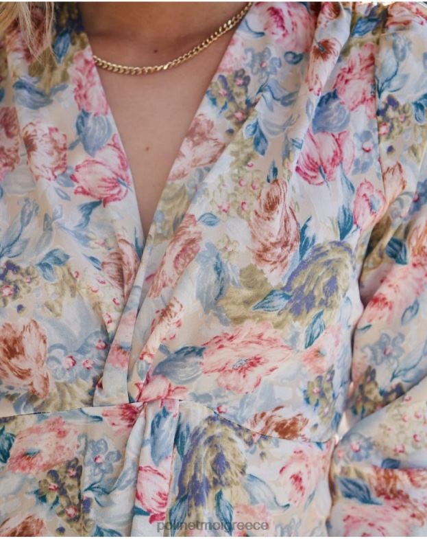 Polin et moi ουράνιος Φόρεμα με κόμπο daniela είδη ένδυσης 8DX0F45