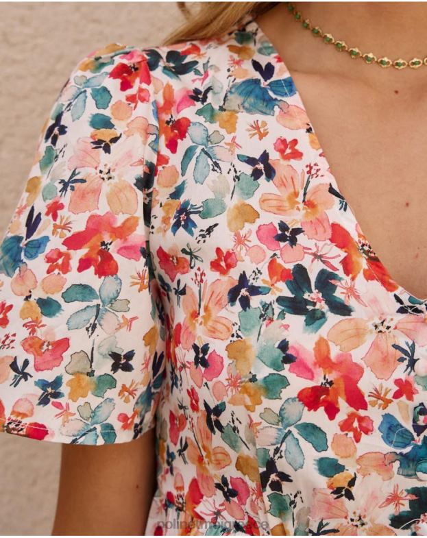 Polin et moi σμαραγδί πράσινο φόρεμα donia flowers είδη ένδυσης 8DX0F54