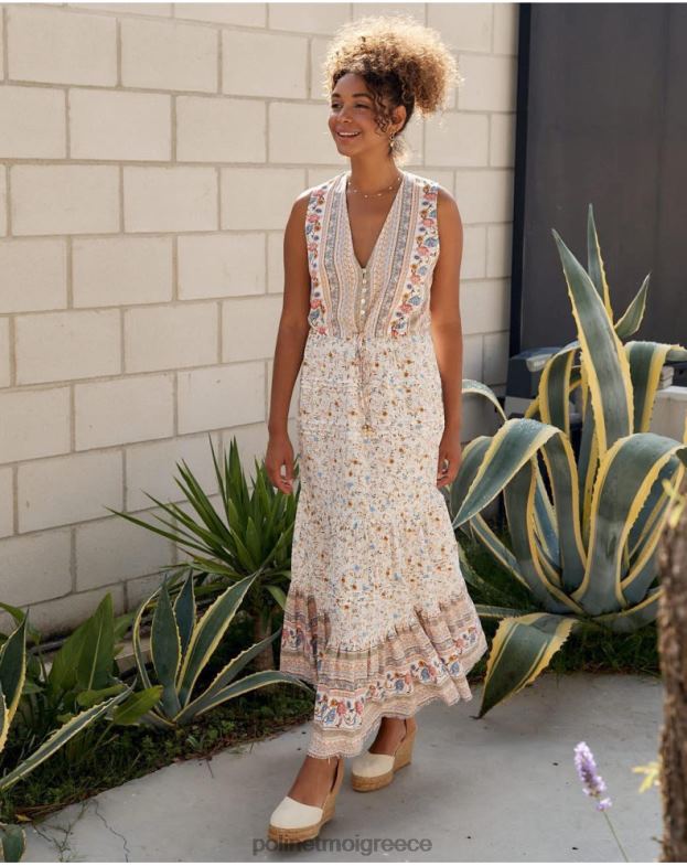 Polin et moi ακατέργαστος φόρεμα με κουμπιά eleny είδη ένδυσης 8DX0F10