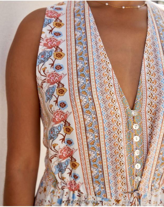 Polin et moi ακατέργαστος φόρεμα με κουμπιά eleny είδη ένδυσης 8DX0F10