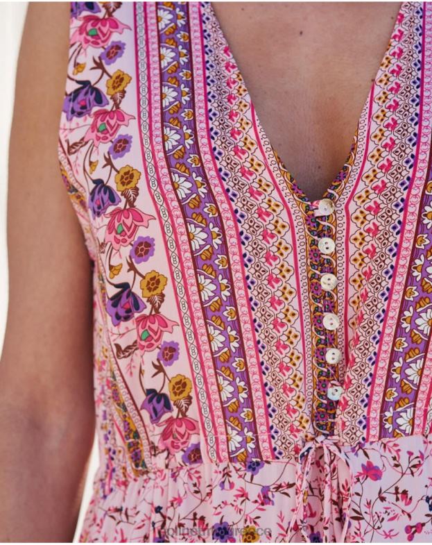 Polin et moi τριαντάφυλλο φόρεμα flared clia είδη ένδυσης 8DX0F79