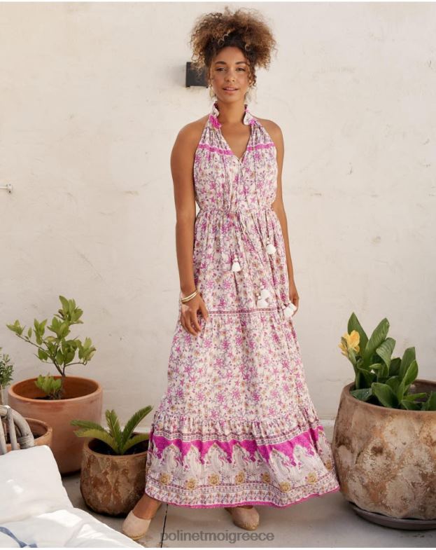 Polin et moi τριαντάφυλλο φόρεμα halter vera είδη ένδυσης 8DX0F19