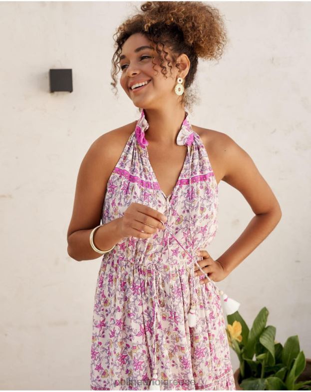 Polin et moi τριαντάφυλλο φόρεμα halter vera είδη ένδυσης 8DX0F19