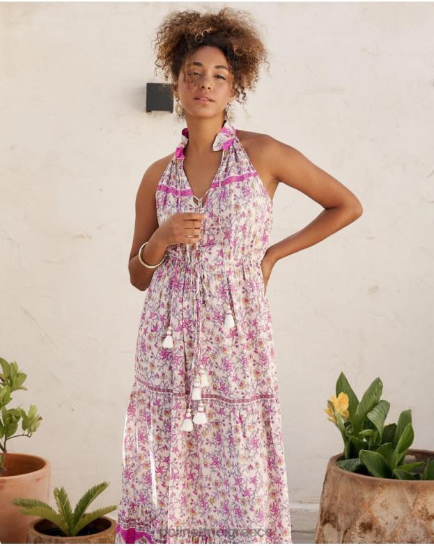 Polin et moi τριαντάφυλλο φόρεμα halter vera είδη ένδυσης 8DX0F19