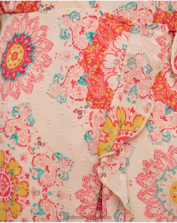 Polin et moi σολομός κοντό φόρεμα helga είδη ένδυσης 8DX0F140