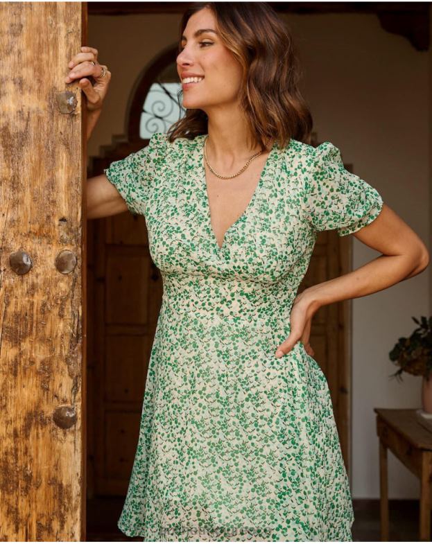 Polin et moi σμαραγδί πράσινο indy κοντό φόρεμα είδη ένδυσης 8DX0F83