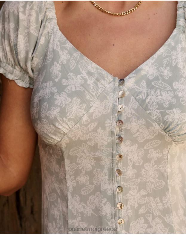 Polin et moi νερό πράσινο ines floral φόρεμα είδη ένδυσης 8DX0F48