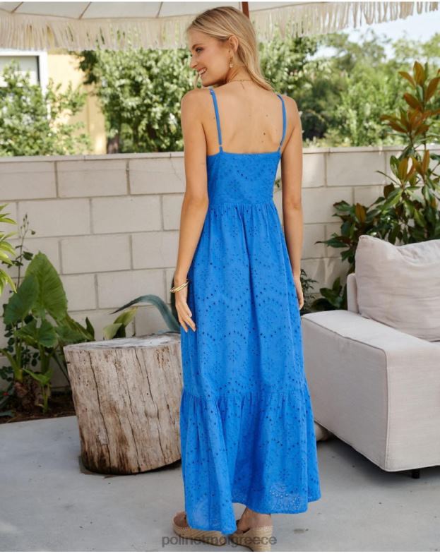 Polin et moi klein blue τζελ με τιράντες φορέματος είδη ένδυσης 8DX0F103