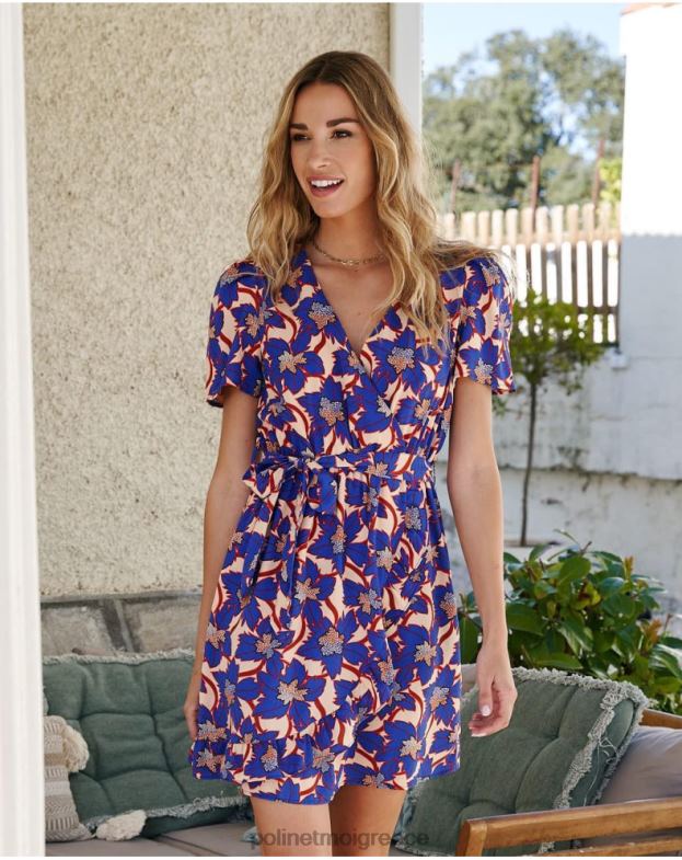 Polin et moi klein blue κοντό φόρεμα charlotte είδη ένδυσης 8DX0F112