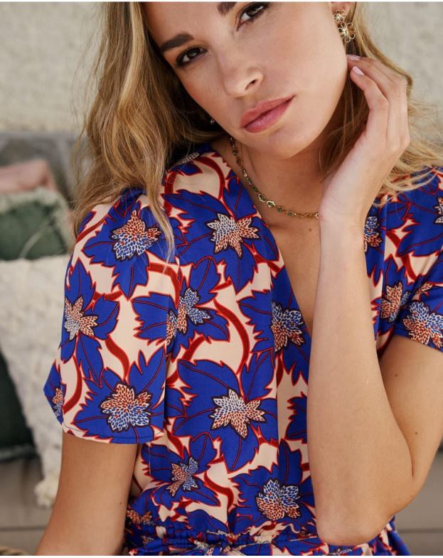 Polin et moi klein blue κοντό φόρεμα charlotte είδη ένδυσης 8DX0F112