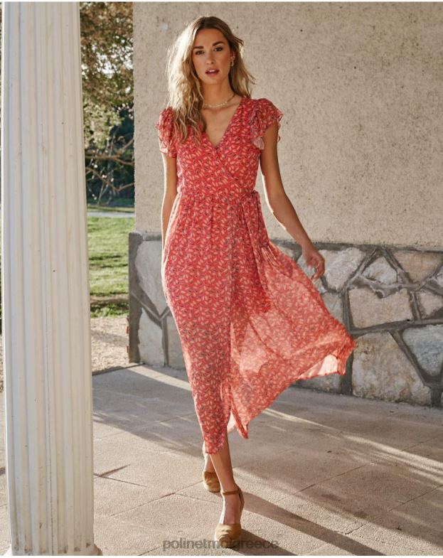 Polin et moi μακιγιάζ φόρεμα λουλούδια luisa είδη ένδυσης 8DX0F93