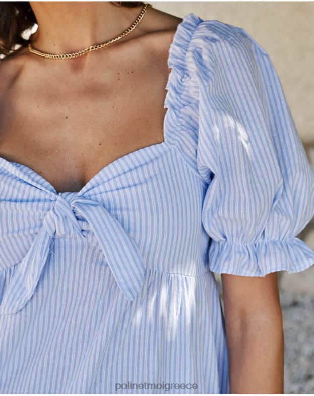 Polin et moi ουράνιος φόρεμα romma knot είδη ένδυσης 8DX0F71