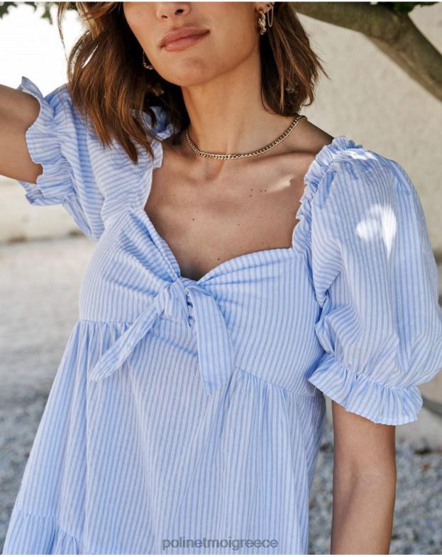 Polin et moi ουράνιος φόρεμα romma knot είδη ένδυσης 8DX0F71